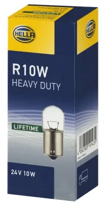 BULB ECE-R 37-R10W-24V10W HD         8GA Hella 