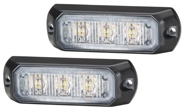 WARNING LAMP BST MD12/24 WHITE SET   2XD Hella 