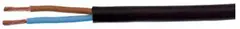Kabel 2-leder svart 1.5mm² - PVC Hella (50M pris pr. meter)