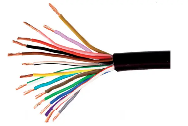 Kabel 15-leder ADR12x1,5qmm+3x2,5qmm Selges i 50 meters lengder 