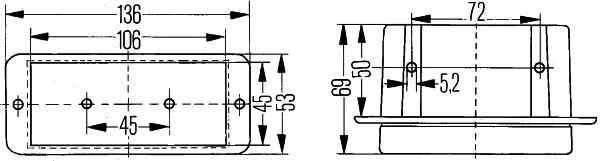 Lys 12 V Hella 