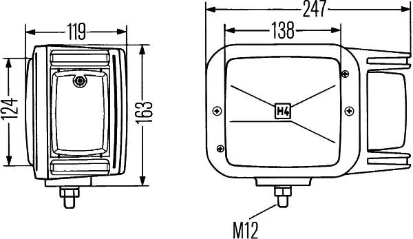 HEADLAMP ESH FAPO BL LH SW           1EA Hella 