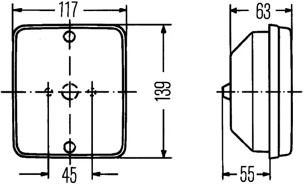 Lys 12 V Hella 