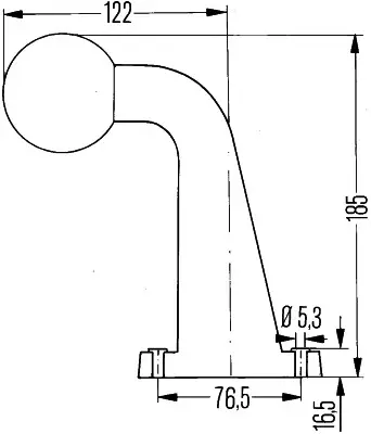 END OUTLINE MARKER LAMP RH MG24      2XS Hella 