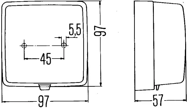Lykt rygge ZR9 Hella 