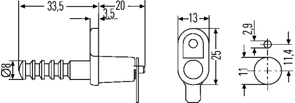DOOR CONTACT SWITCH                  6ZF Hella 