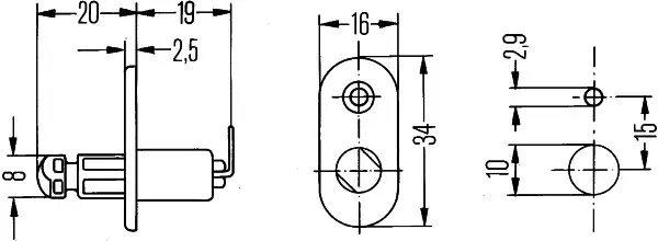 DOOR CONTACT SWITCH                  6ZF Hella 