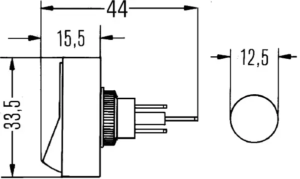 ON/OFF SWITCH MG12                   6EH Hella 