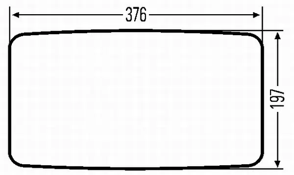 OUTSIDE MIRROR, 24V,DMR18/22,BEH.    8SB Hella 
