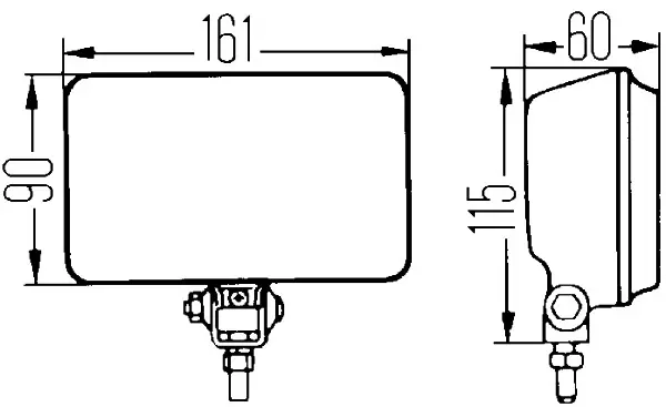 SpotLys Comet 450. H3 Hella 
