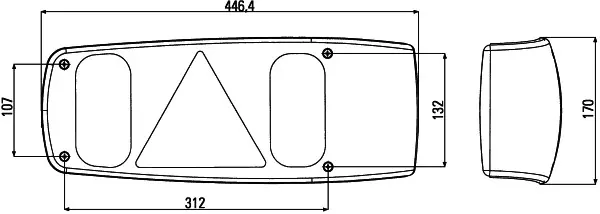 LAMP SDRBBLZR SMLR RH MG12        2  2VP Hella 