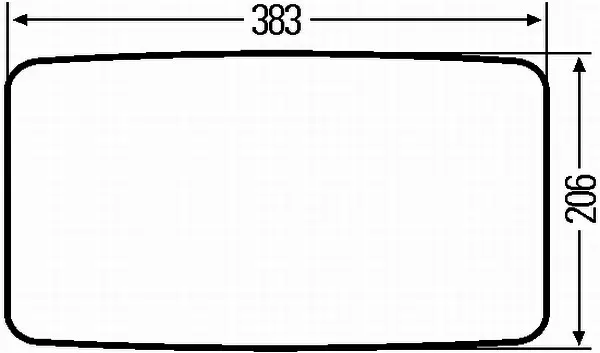 OUTSIDE MIRROR 24 V                  8SB Hella 