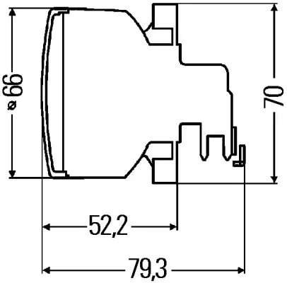LAMP BL          MG12                2BA Hella 