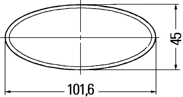 Refleks f/964 295 serien Rød Industri pk Hella 