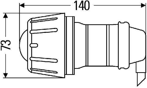 Hovedlampe Venstre Halogen Hella 