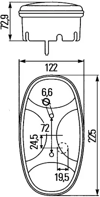 LAMP SRBBLZR LH MG12                 2VP Hella 