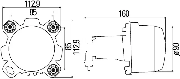 Lysk. 90mm Preformance Hella 