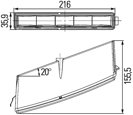 LAMP T PO MD12 GN                    2PT Hella 