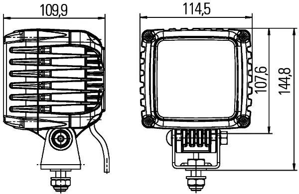 LED Arbeidslysk PowerBeam 2000 Hella 