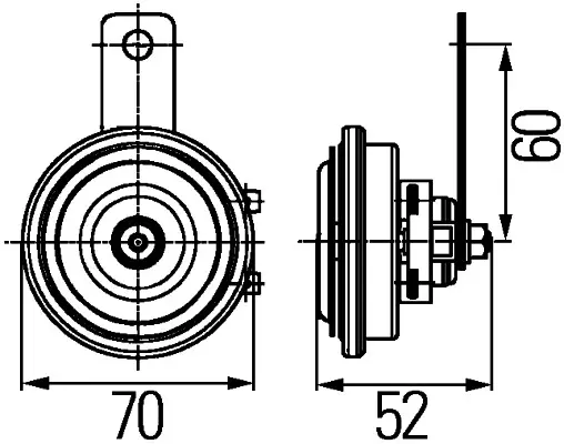 HORN 12V 420HZ                       3AL Hella 