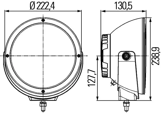 Luminator LED 40 ref. Ny versjon Hella 