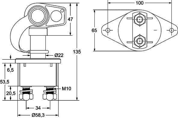 BATTERY SWITCH                       6EK Hella 