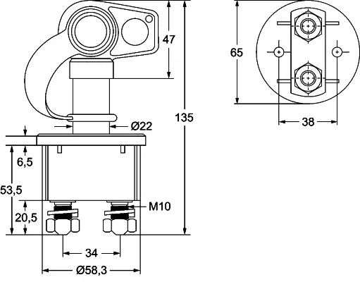 BATTERY SWITCH                       6EK Hella 