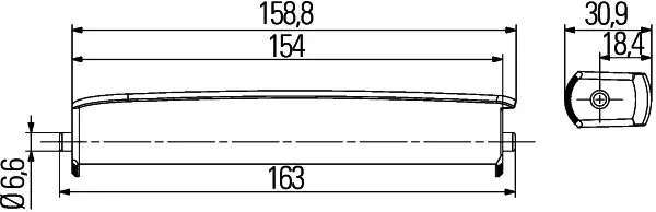 LEDayLine 15 Kjørelys sett 12v Hella 