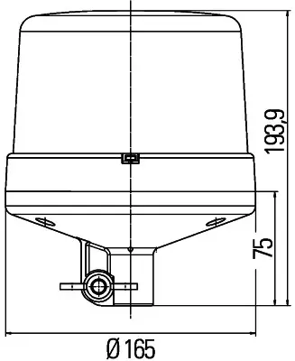 KL 7000R LED 12-24v Gul for pigg Hella 