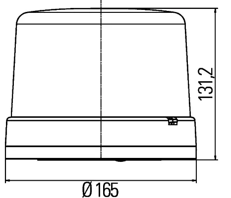 LED LAMP 12/24V AMBER MAGNET MOUNT   2XD Hella 