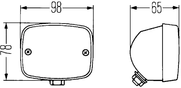 Tåke Lys P21W Hella 