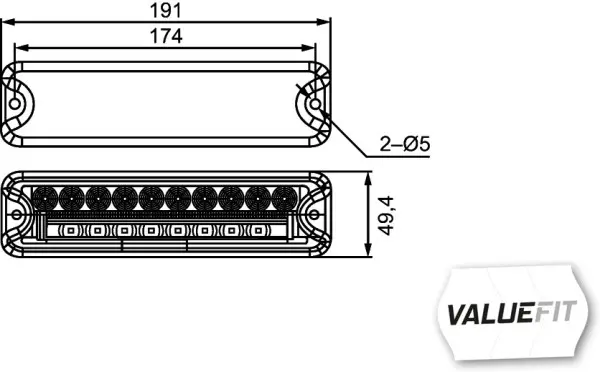 LAMP SBBLZR RH MD10-30V              2VP Hella 