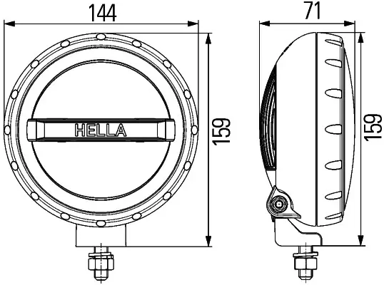 Comet 200 LED 12,5 Hella 