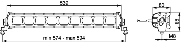 Led Bar ValueFit arb.lys 3500lm Hella 