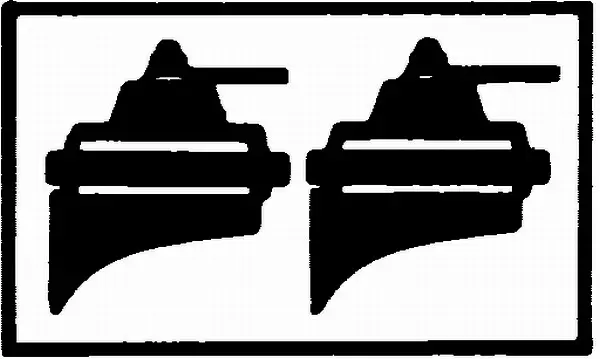 TRUMPET HORN 2 UNITS 12V SET         3FH Hella 