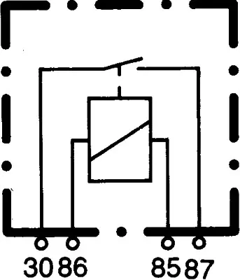 NORMALLY OPEN RELAY 24V              4RA Hella 