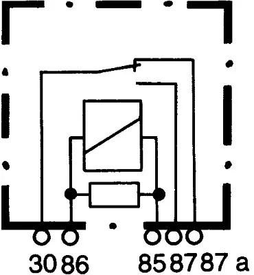 CHANGE OVER PCB RELAY 12V            4RD Hella 