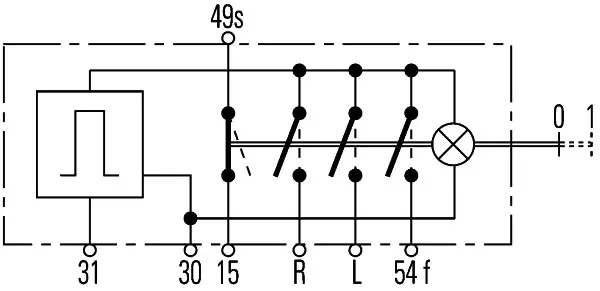 VARSELBLINKANLEGG 12V Hella 