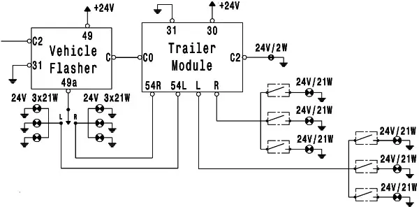 TRAILER CONNECTION UNIT 24V          4JA Hella 