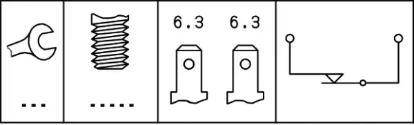 BREAK/STOPLIGHT SWITCH               6DF Hella 