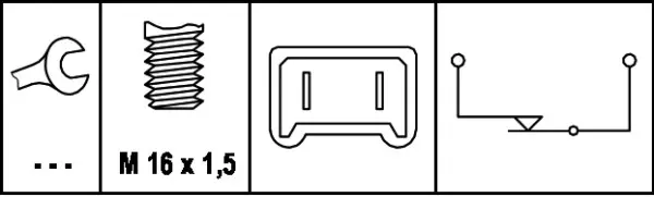 BREAK/STOPLIGHT SWITCH               6DD Hella 
