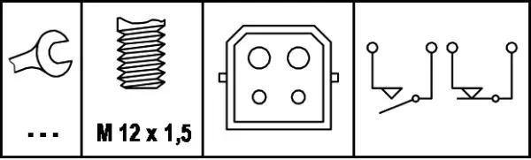 BREAK/STOPLIGHT SWITCH               6DD Hella 
