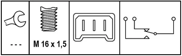 BREAK/STOPLIGHT SWITCH               6DD Hella 