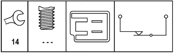 BREAK/STOPLIGHT SWITCH               6DD Hella 
