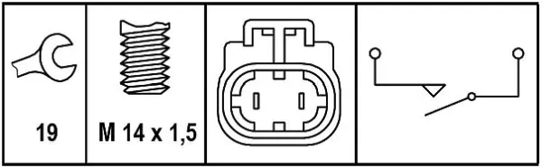 GEAR BOX SWITCH                      6ZF Hella 