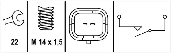 GEAR BOX SWITCH                      6ZF Hella 