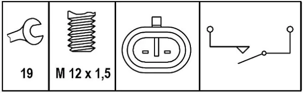 GEAR BOX SWITCH                      6ZF Hella 
