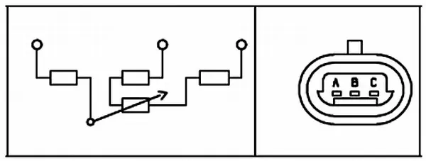 THROTTLE POSITION-SENSOR             6PX Hella 