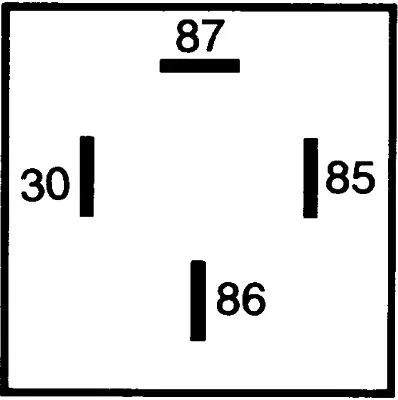 NORMALLY OPEN RELAY 12V              4RA Hella 