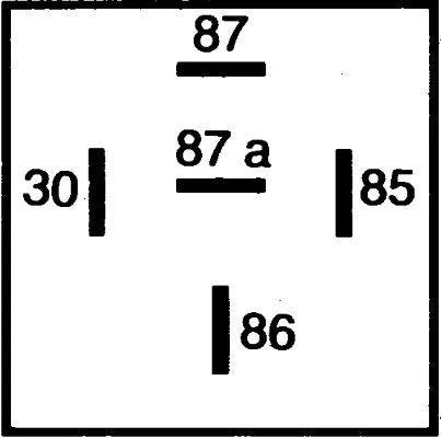 CHANGE OVER  RELAY 12V               4RD Hella 